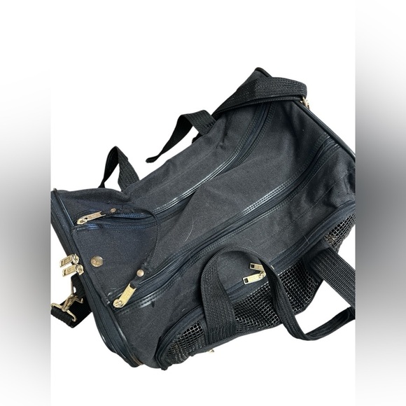 American tourister black soft case pet carrier travel bag - Picture 4 of 5